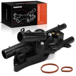 A-premium Engine Coolant Thermostat Housing Assembly With Sensor Compatible W... New. Price: $79.86.