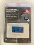 Ace Thermostat Programmable Heating/cooling Universal Compatibility 42361 New. Price: $14.95.