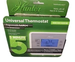 Hunter Home Universal 44377 Digital Day Programmable Thermostat White *read Open. Price: $29.99.