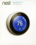Sealed Google Nest 3RD Generation Learning Thermostat T3007ES Stainless Steel A+ New. Price: $152.95.