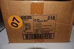 25X Hubbell-raco 218 4" Square Box Welded Steel W/ Ground Screw & Cable Clamps New. Price: $76.47.