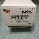 Kmc CTE-5104-10 2X3 T'stat: Dual,da With Reheat, Horiz F. Nib New. Price: $175.00.