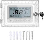 Universal Lock Box With Key,clear Large Thermostats Guard For New. Price: $26.99.