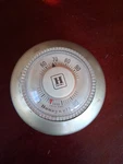 Vintage Honeywell Round Thermostat Model T86A 1000 Designed By Henry Dreyfuss For. Price: $23.75.