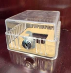 Emerson F29-0225 Thermostat Guard With Mounting Plate, Clear Plastic New. Price: $20.00.