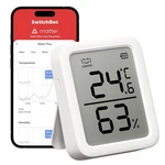 Switchbot Thermometer Hygrometer, Plus 1 Pack, White New. Price: $26.05.