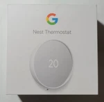 Google (GA01334-CA) Nest Thermostat, Snow**stains Used. Price: $88.79.