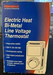 Fahrenheat MD26R Electric Bi-metal Line Voltage Thermostat 120-240 Vac New. Price: $9.95.