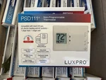 Lux PSDH121B Non-programmable Thermostat; Pump Only; Heat, Cool New. Price: $500.00.