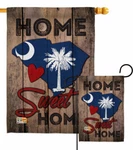 South Carolina Home Sweet Garden Flag Americana Yard House Banner New. Price: $69.95.