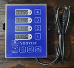Yooyist Commercial 4 Channel Digital Kitchen Timer For Restaurant (blue) New Open. Price: $24.97.