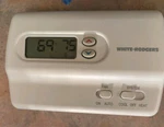 White-rodgers Digital Non-programmable Thermostat 1F86-244 Works Used. Price: $14.87.