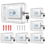 6 Pcs Large Thermostat Lock Box Cover With Key, Clear L... New. Price: $110.99.