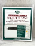 Hunter Home Thermostat One-touch Pre Programmed Select 'n Save Heating New. Price: $24.99.