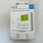 Lux Programmable Or Manual Heat & Cool Thermostat TX100E Open. Price: $9.99.