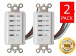 2 Teklectric Bathroom Fan Auto Shut Off Switch Timer 30-15-10-5 Minute Countdown New. Price: $25.99.