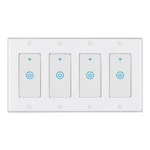 Smart Wifi Switch 4 Pole Work With Alexa, Tuya Home Wall Light New. Price: $98.44.