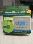 New Hunter 5-1-1 Progammable Thermostat White #44273. Price: $23.99.