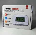 Aowel White Non-programmable HEAT/2 Cool Home Thermostat With Temp & Humidity New. Price: $32.99.