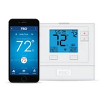 PRO1-T721I Wi-fi Thermostat Heat Pump/conventional 1/2" New. Price: $193.02.