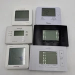 Lot Of 6 Smart Thermostats Mixed Emerson Sensi, Honeywell, Robert Shaw For Parts. Price: $17.92.