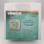 Venstar Model T1075 Fan Coil Thermostat 7-DAY Programmable 2 Or 4 Pipe Systems New. Price: $69.99.