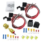 Dskoiph 40 Amp 12V Cooling Fan Relay Switch Kit Pin Dual Electric Wiring New. Price: $32.39.