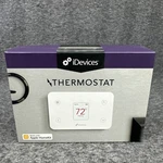 Idevices Wi-fi Smart Thermostat Apple Homekit White Wired New Sealed. Price: $24.97.