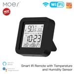 Moes Wifi Ir Universal Smart Remote Control With Temperature Humidity Sensor App New. Price: $23.79.