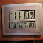 Atomic Clock Lacrosse Technology Model 79752 Desk Wall Digital Battery Used. Price: $15.88.