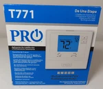 PRO1 T771 Heat Or Cool Single Stage Thermostat - Brand New. Price: $39.95.