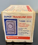 Honeywell Volt Electric Heat Thermostat Super Tradeline Sealed T498B 1512 New. Price: $64.95.