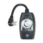 Oskos 24 Hour Outdoor Light Timer-programmable 30 Min Intervals, Black New. Price: $18.48.