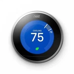 Google Nest Learning Thermostat 3RD Generation T3007ES (stainless Steel) (new). Price: $159.99.