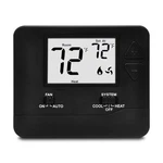 Electeck Non-programmable Digital Thermostat For Home, Up To HEAT/1 Black New. Price: $37.99.