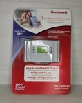 Honeywell RCT8103A 7-DAY Programmable Thermostat Open Box Packaging Damaged. Price: $13.90.