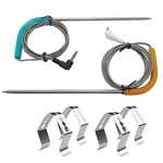 Jaqkitu Meat Probes & Stainless Steel Grill Clips, Compatible With Traeger New. Price: $15.95.