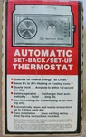 Sears Set-back/set-up Thermostat Model 42-9101 New. Price: $24.99.
