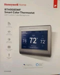 Honeywell Home Smart Color RTH9585WF Wi-fi Thermostat Silver Open. Price: $74.77.
