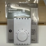 Cadet Manual Thermostat Single Pole Honeywell T410A Part # 08121 New. Price: $18.97.