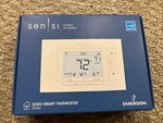 Emerson Sensi Wi-fi Thermostat Model ST55U New In Box. Price: $44.99.