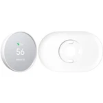 Google Nest Smart Thermostat W/trim Kit Snow GA01334-US/GZZN7 New & Sealed. Price: $73.00.