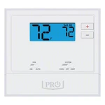 PRO1 Iaq T601-2 Non-programmable Thermostat, H, C, Wall Mount, New. Price: $62.49.