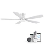 Gentlebreeze 52" Wood Smart Low Profile Ceiling Fans With Lights Remote,contr... New. Price: $163.70.