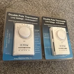 Lot Of King Double Pole 4 Wire Line Thermostat HET-2R Brand New. Price: $49.99.